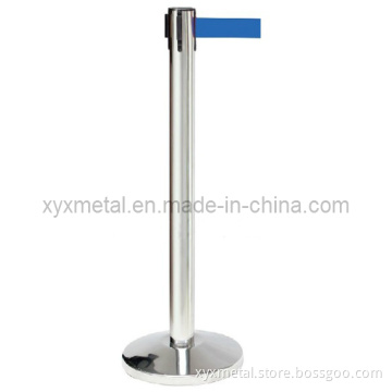 Stainless Steel Fence Crowed Control Queue Retractable Belt Barrier